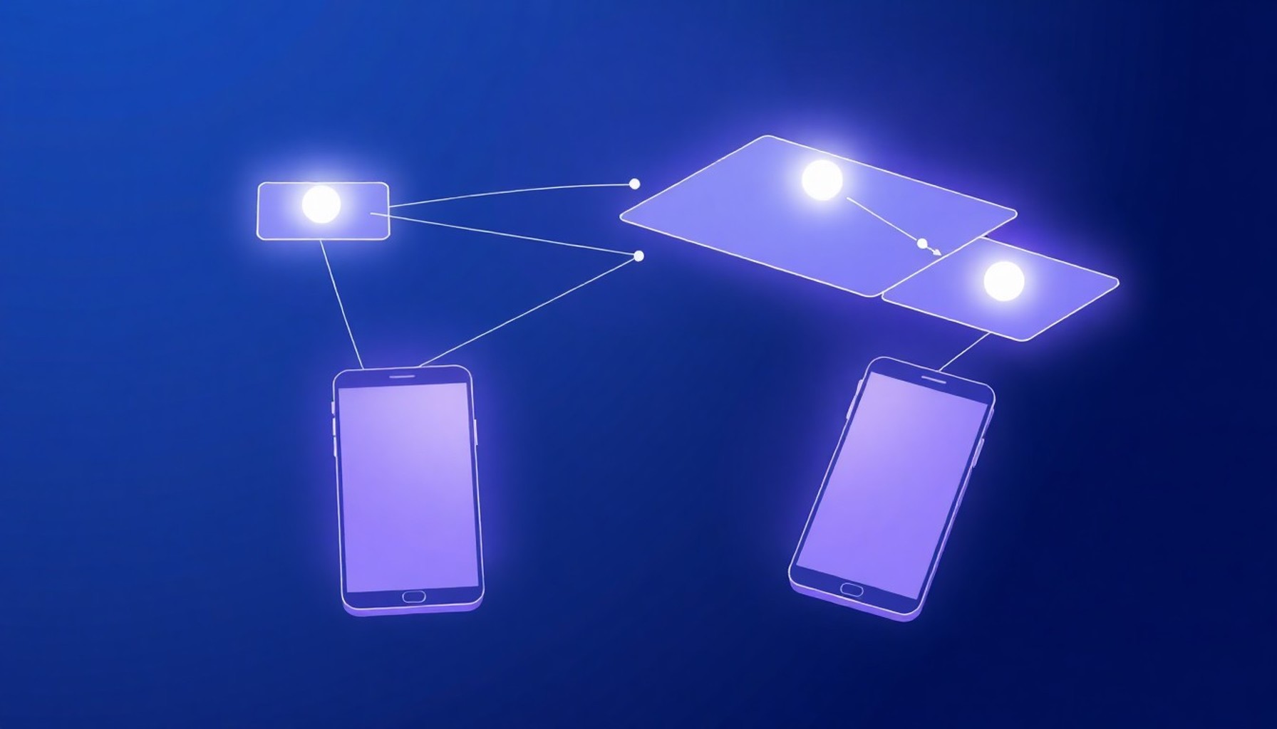Abstract data flow representing SMS aggregator connections