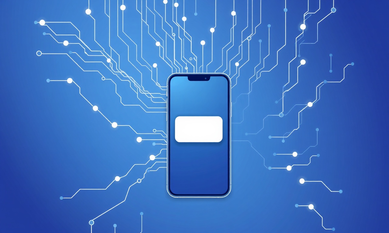 Abstract circuitry representing SMS delivery fundamentals