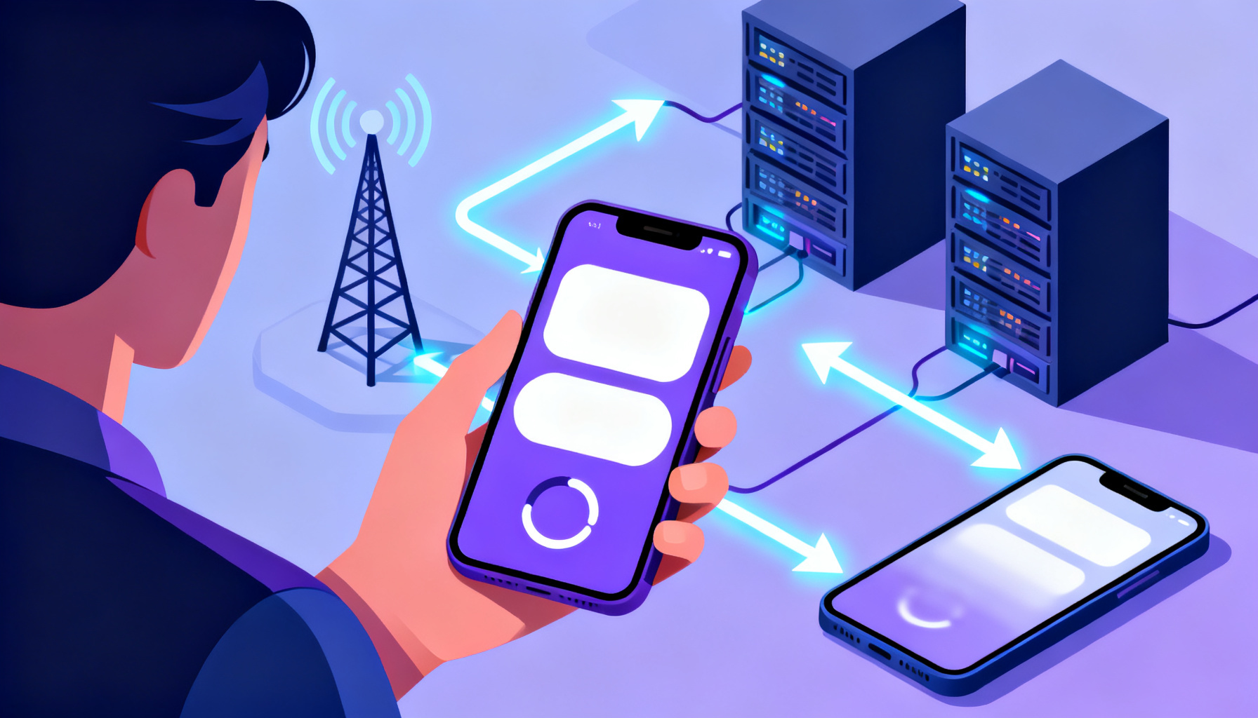 Technical flowchart of SMS verification process