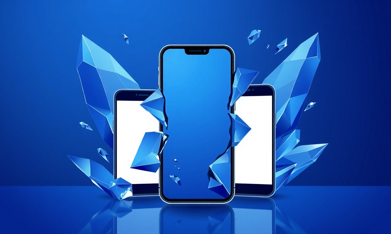 Abstract fractured crystal representing security risks