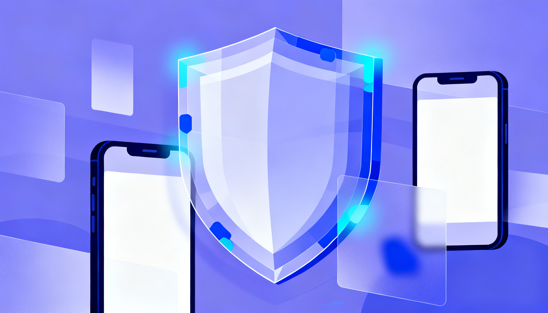 Abstract legal and privacy shield concept