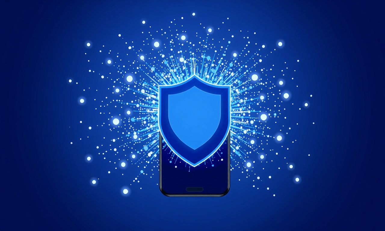 Particle shield protecting digital core