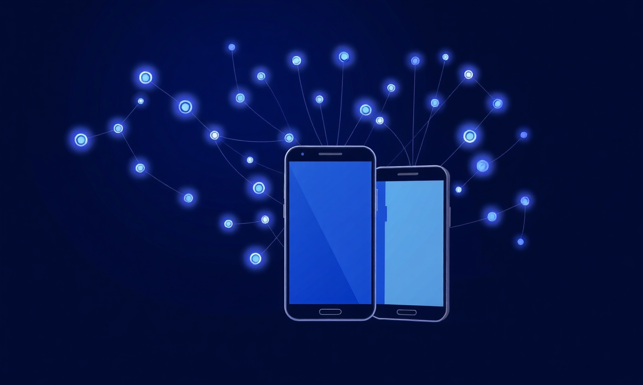 Abstract troubleshooting network with dimmed nodes