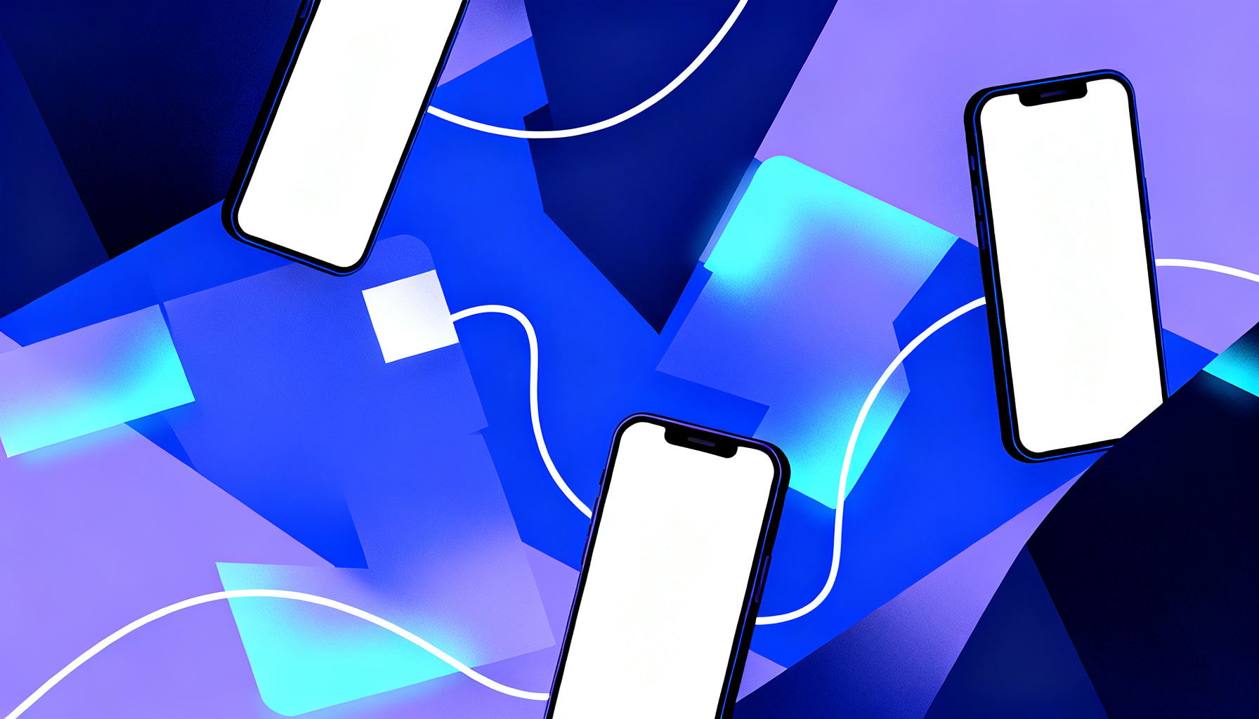 Fragmented shapes with reconnection flows
