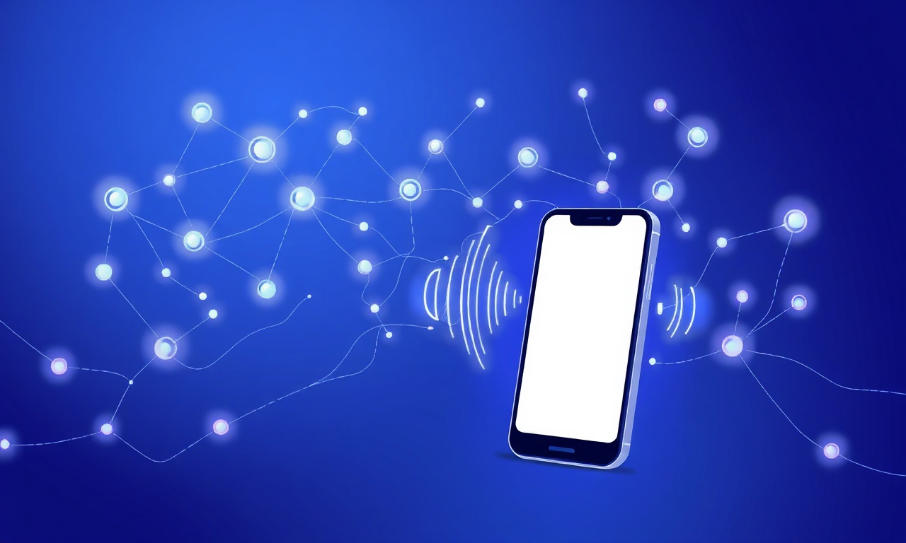 Indigo abstract network showing voice OTP versus SMS OTP