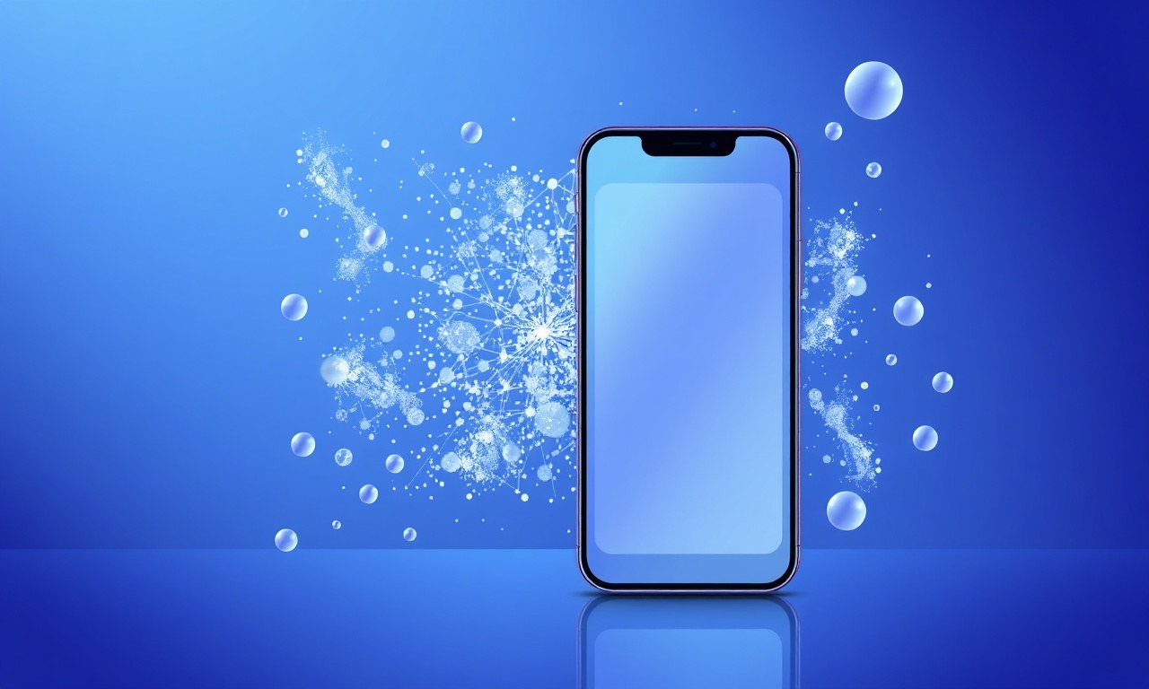 Indigo frosted glass abstract symbolizing voice OTP pros and cons