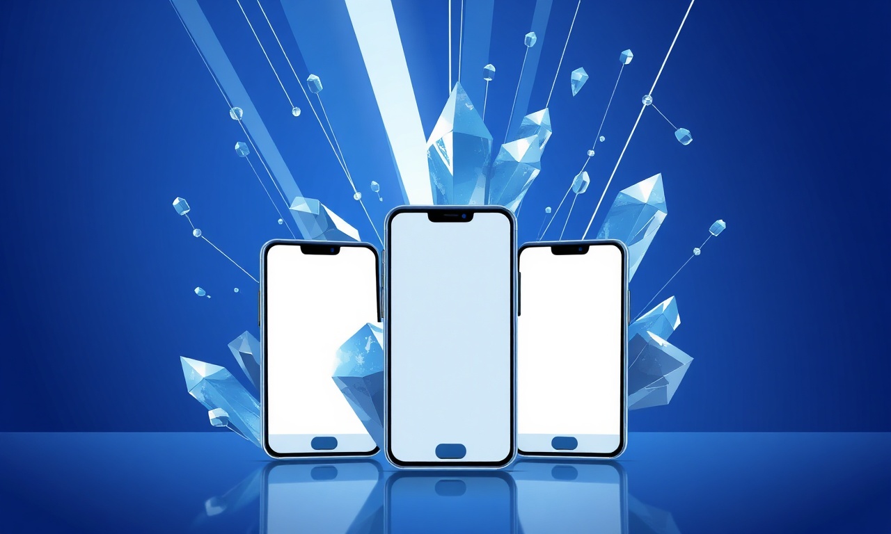 Indigo abstract crystalline representing voice OTP pricing