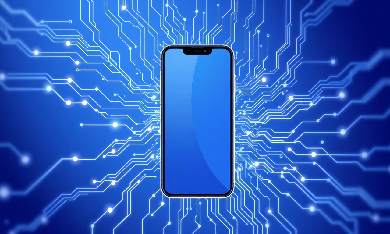 Abstract futuristic technology for voice OTP