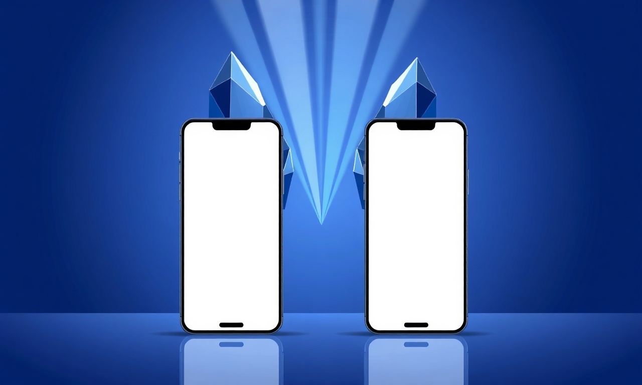 Abstract representation of voice vs SMS OTP comparison