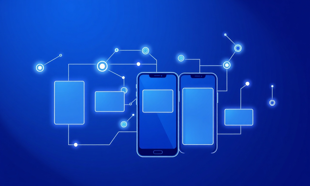 Abstract data flow representing voice OTP implementation steps