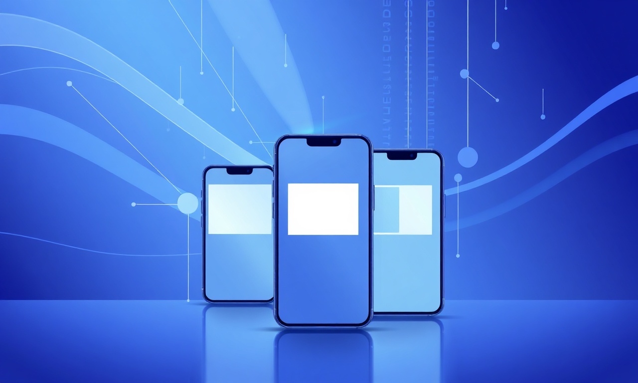Abstract layered shapes symbolizing stepwise silent authentication process