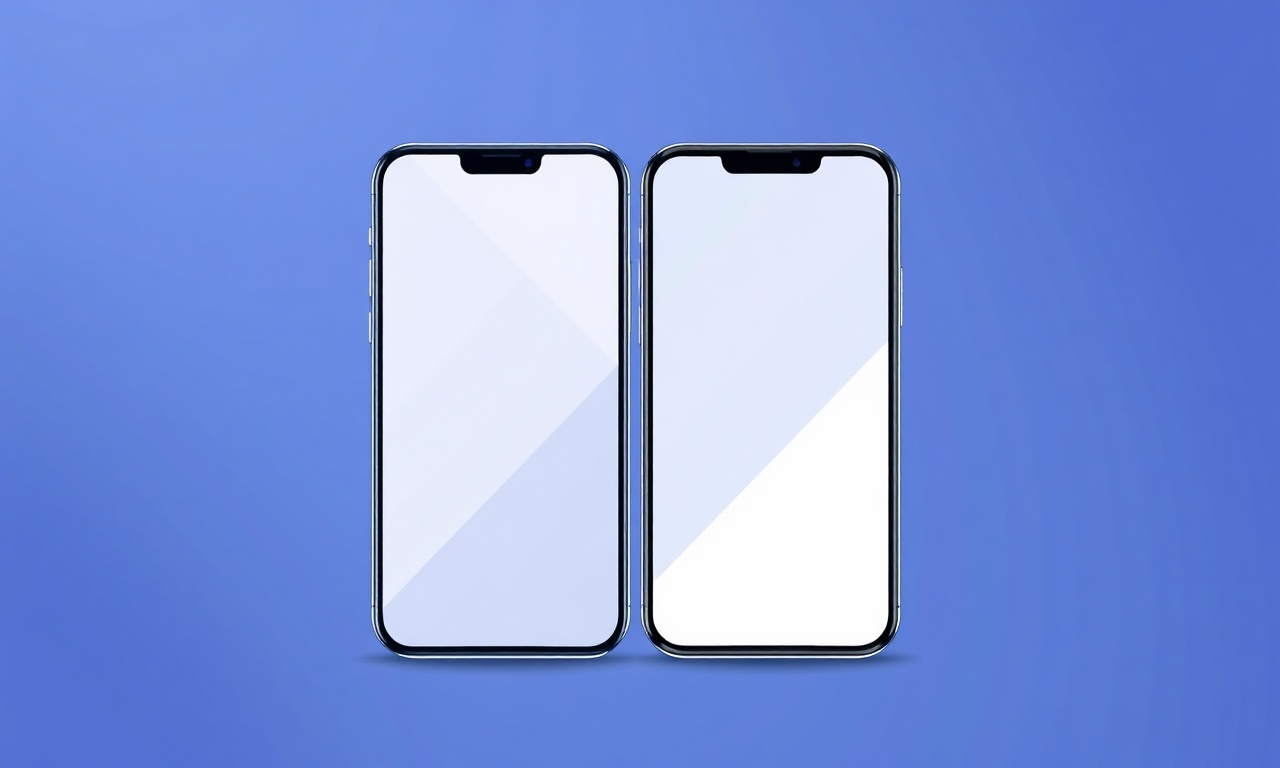 Abstract geometric shapes symbolizing comparison