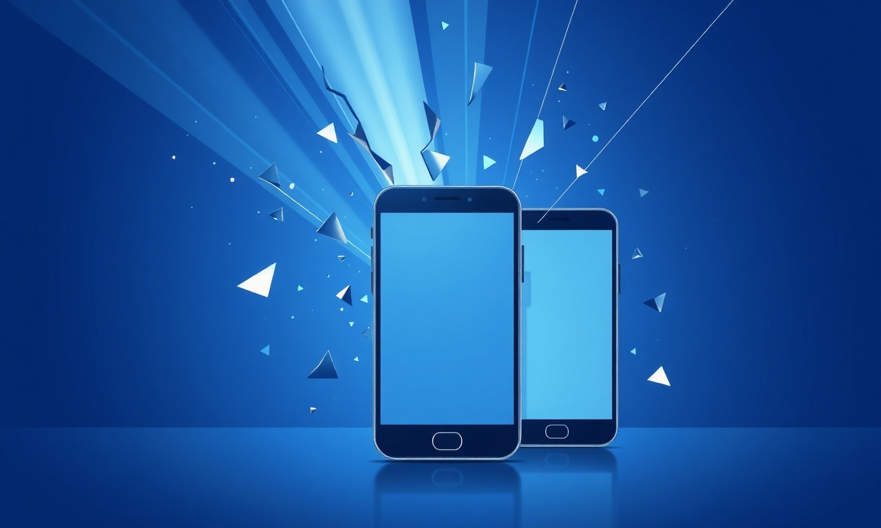 Abstract light beams showing SMS security vulnerabilities