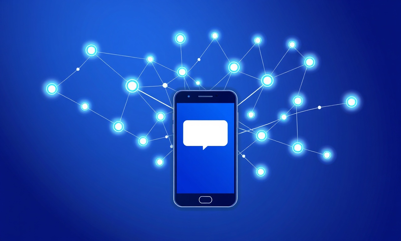 Abstract SMS message routing network