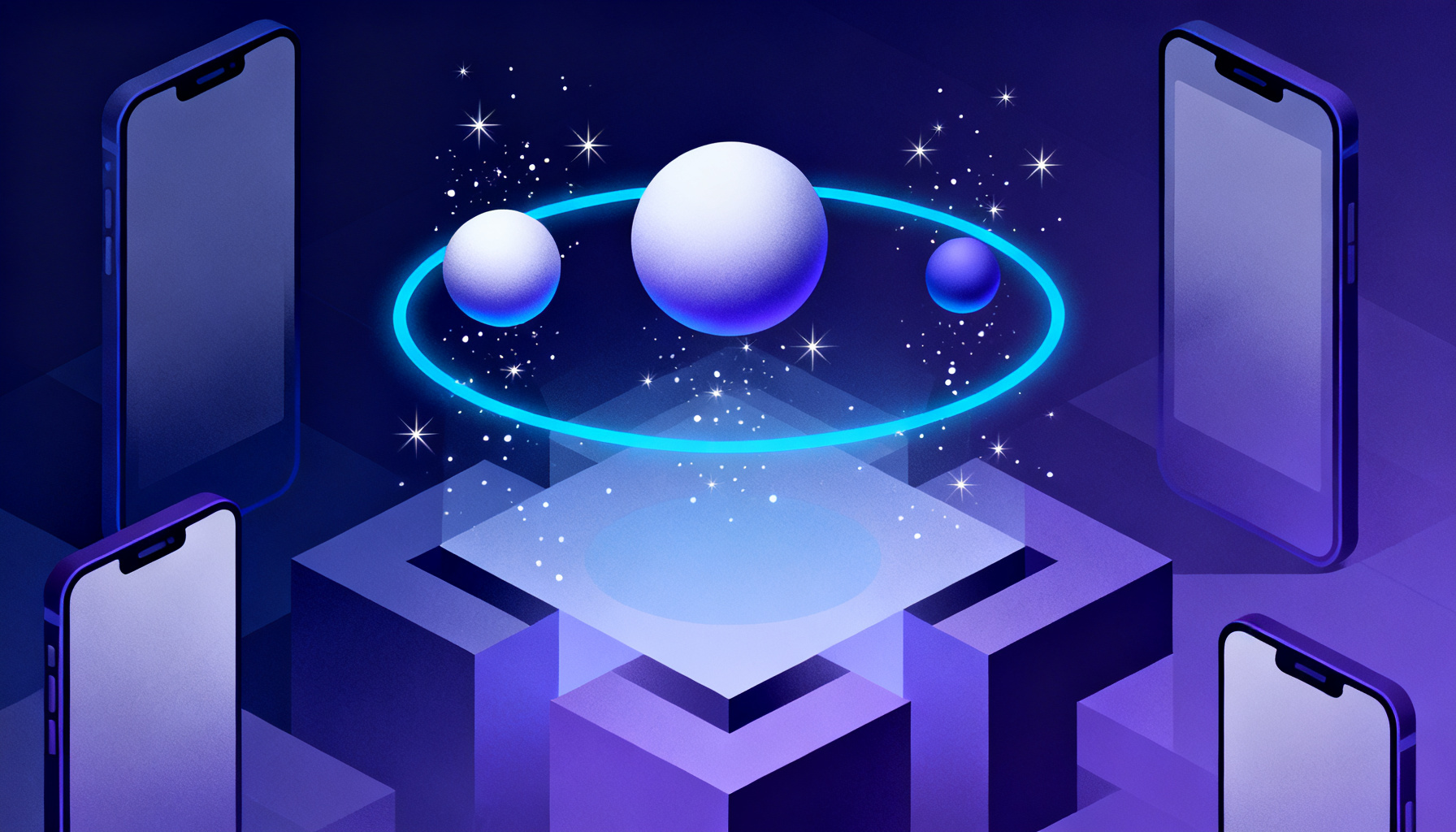 Abstract shapes illustrating authentication factor categories