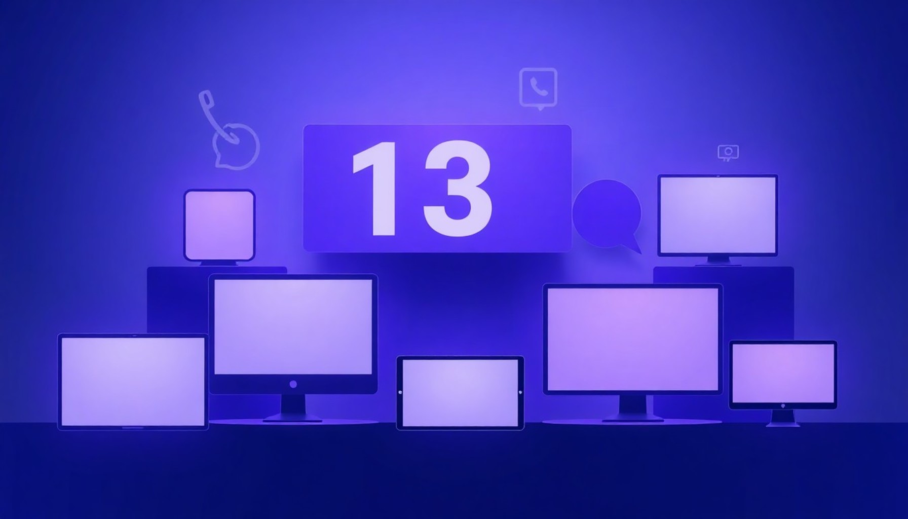 Abstract layers symbolizing types of virtual numbers