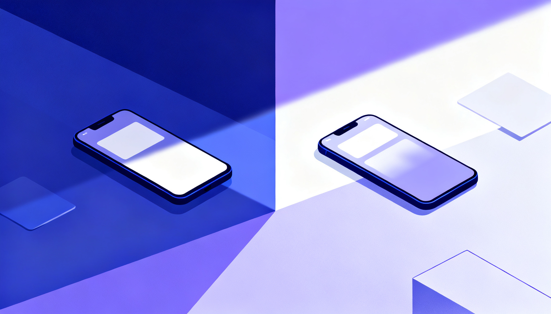 Abstract split planes representing phone number comparisons