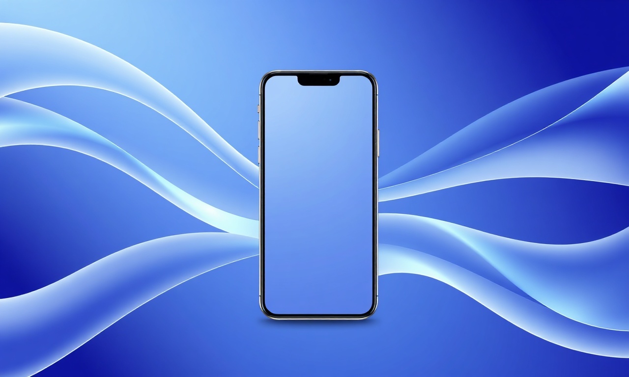 Abstract light waves symbolizing user-friendly voice OTP